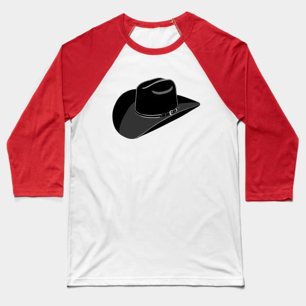 Cowboy Hat Baseball T-Shirt by rlnielsen4